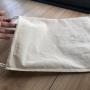 Custom Logo Printed Eco-friendly Cotton Muslin Shopping Bag Natural Muslin Cotton Drawstring Shopping Bag