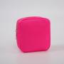 Stock New 18 Multi Colors No MOQ Nylon Portable Waterproof Makeup Pouch for Girls Women Christmas Gift Mini Small Cosmetic Bag