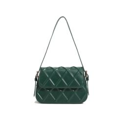 2024 Custom Quilted Vegan Leather Shoulder Bag For Women Luxury With Two Fashion Straps