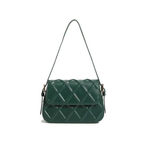 2024 Custom Quilted Vegan Leather Shoulder Bag For Women Luxury With Two Fashion Straps