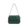 2024 Custom Quilted Vegan Leather Shoulder Bag For Women Luxury With Two Fashion Straps