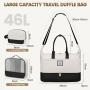 LOVEVOOK Weekender Bags with Shoe Compartment Carry on Travel Duffle Toiletry Pouch Labor Delivery Overnight bag Gym Sports Bag