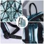 LOVEVOOK women backpack school bags for teenage girls large capacity geometric backpack laser drop backpack for travel