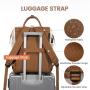 LOVEVOOK wholesale Fashion Carry on Business USB Backpack College School Nylon Bag Waterproof Travel Laptop Backpack for Women