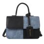 Luxury design splicing contrast color small square bag 2024 new texture simple crossbody bag fashion shoulder bags for women