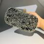 Hot Sell Fashionable Luxury Rhinestone Pearls Beaded Wedding Party Clutch Purse Ladies Bridal Evening Bags sac tendance 2024