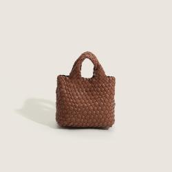 Niche Design Hand-Woven Female All-Match Shoulder 2024 New Large Capacity Tote Bag