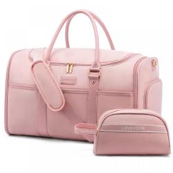 LOVEVOOK Travel Duffle Tote Bag with Shoe Compartment Toiletry Purse Carry on Overnight Gym Bag Women Ladies Luggage Travel Bags