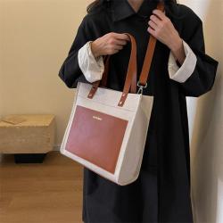 ZR895 Woman Bag Handbag Canvas Fashion Female Portable Big High Quality Shoulder Underarm Bag Girl Versatile Shopping Tote Bag