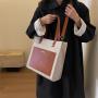 ZR895 Woman Bag Handbag Canvas Fashion Female Portable Big High Quality Shoulder Underarm Bag Girl Versatile Shopping Tote Bag