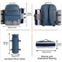 Custom Color Picnic Basket Bag Waterproof Insulated Picnic Backpack for 4 Person Set Picnic Backpack Bag