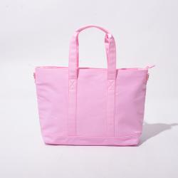 Keymay Popular High Quality Fast Shipping Bright Color Large Capacity Waterproof Nylon Travel Tote Bag Woman Handbag Pink Tote