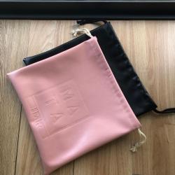 Custom Logo Embossed Leather Packaging Bag Soft PU leather Gift Bag