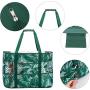 Manufacturer Custom Print Summer Extra Large Waterproof Canvas Mesh Beach Tote Bag With Pocket And Zipper For Women