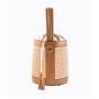 2024 New Beach Straw Bag Seaside Vacation Shoulder Bucket Bag Straw Bag for Women
