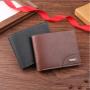Men's Large Capacity Fashionable Waterproof Multi-Card Short Wallet Casual Plain Bag-20% Cross-Border Change