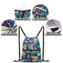 Gelory Factory Promotion High Quality Eco Friendly Custom Printed Grocery Durable Nylon Drawstring Bag