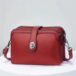 Fashion shoulder ladies bag solid color pu leather hand bags women purse and handbag sac tendance 2024