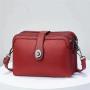 Fashion shoulder ladies bag solid color pu leather hand bags women purse and handbag sac tendance 2024