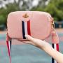 2024 Good Selling Women's Messenger Bag Casual Small Square Bag Single Shoulder Crossbody Bag With Colored Ribbon PU Leather