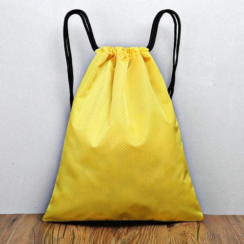 Gelory Drawstring Pocket Custom Printed Logo Backpack Sports Fitness Drawstring Simple Waterproof Lightweight Folding Drawstring Bag