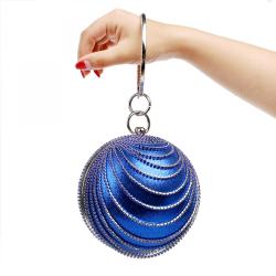 HR418 New Popular Tassel Dinner Clutch Bag Women's Luxury Handheld Banquet Bag Metal Dress Versatile Evening Party Circular Bag