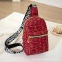 In Stock Promotion Fashion Shoulder Bag 2024 Large Capacity Chest Bag Women's New Crossbody Bag