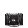 High Quality Black Square Women Bags Genuine Leather For Ladies Hand Bags