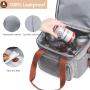 KBW691 Hot Double Insulation Bag Large Capacity Outdoor Picnic Waterproof Ice Bag Handheld Bento Crossbody Lunch Bag