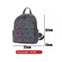 Wholesale Custom Holographic Reflective Bag Wallet Clutch Set Geometric Luminous Purses and Handbags women Backpacks