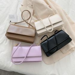 Hot selling fashion single shoulder underarm casual versatile solid color small square bag