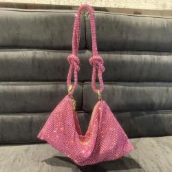 2024 New luxury women bags fashion ladies crescent tote bag simple women's shoulder bag handbag