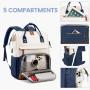 LOVEVOOK 15.6 17 In Large Work Business Travel Backpack Purse with USB Waterproof Cute School Bags Laptop Backpack for Women Men