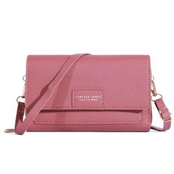 Women's Large Capacity Joker Mobile Phone Bag Single Strap Fashionable Wallet with Long Storage Capacity Mini Sling Bag