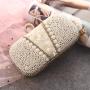High Quality Fashion Fashionable Small Square Evening Party Bag Elegant White Clutch Shoulder Bag New Acrylic Pearl Bags