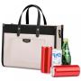 LOVEVOOK Waterproof Office Ladies Work leak-proof & insulated handbag for Picnic Hiking lightweight Outdoor lunch Tote Bag Women