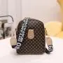 Wholesale 2024 Women's Fashion Brand Printed Single Shoulder Bag Korean Oblique Straddle Mini Vertical Style New Foreign Trade