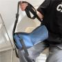 PU Leather Sling Bag Crossbody Bag Men Women Travelling Sports Large Capacity Messenger Shoulder Bag