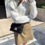 Hot Sale Small Chain Square Bag New Brand Korean Fashion Embroidered Cheap Solid Shoulder Bag Wholesale Women's Crossbody Bag
