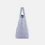 2024 Custom Logo Weave Leather Tote Bag Handbag For Women Luxury With Clutch Purse
