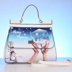 hot textures handbag for women cute luxury printing ladies bag chicken tracks designer bag set Unique Christmas gift girl bag