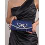 Elegant Black Envelope Clutch Bag Evening Bags Diamond Bow Fancy Dinner Shoulder Party Bag For Women  2024