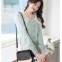 New Fashion Designer Woman Bag Custom Contrasting Color Wide Shoulder Small Square Bag Bolsos Pu Leather Cover Crossbody Bag