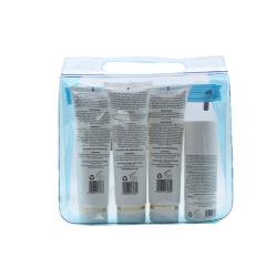Custom Transparent Waterproof Cosmetic Bag PVC Clear Vinyl Zippered Makeup Pouch