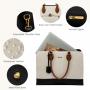 LOVEVOOK 15.6 17 inch Large Laptop Tote Bags For Ladies Waterproof Leather Business Work Briefcase Office Women Handbags Purse