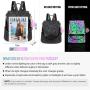 LOVEVOOK fashion cute school bags custom geometric backpacks large unisex travel women bags ladies backpacks