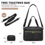 LOVEVOOK Weekender Overnight Bag with Toiletry Purses Large Capacity Gym Bag Fashion Travel Duffle Bags for Women