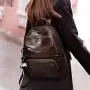 Large Capacity Fashion Travel Borse Women'S Backpacks School Bags Pu Leather Bags For Girls