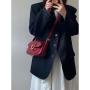 Advanced Vintage Wine Red Fashion Handbag Single