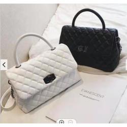 2023 new solid color high-grade women's bag Lingge lock chain small square Bag Fashion Pu Single Shoulder Messenger Bag